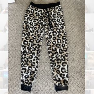 Pj Salvage Cheetah Print Joggers